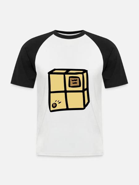 Package - Men's Baseball T-Shirt - white/black