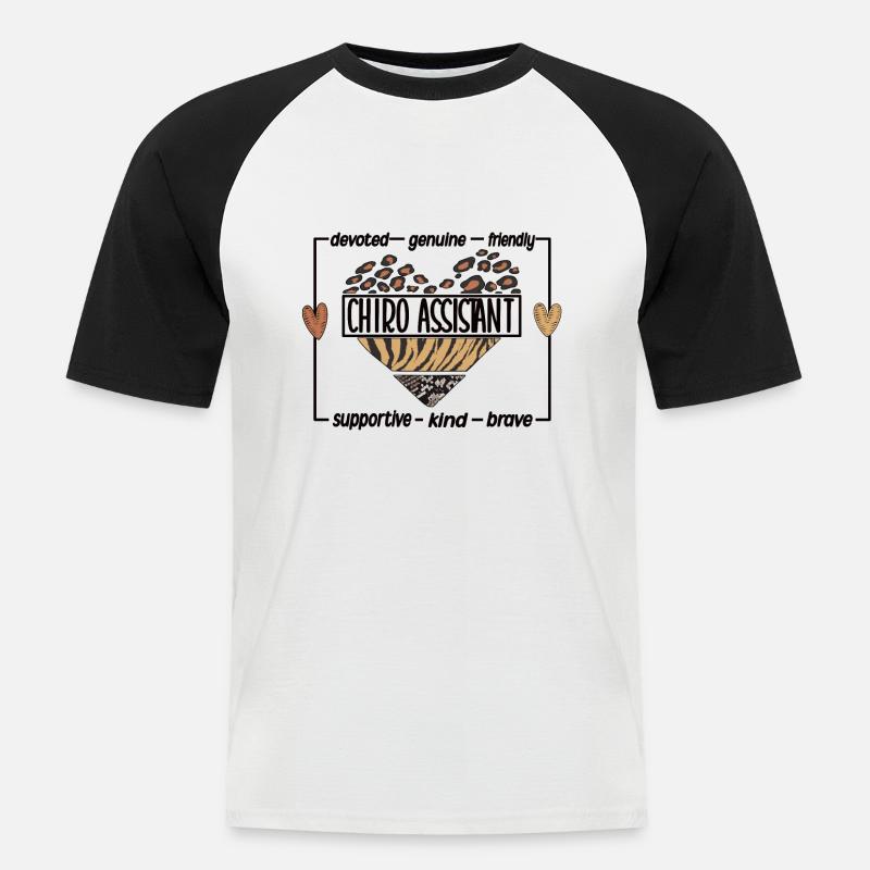 Chiropractic Assistant Chiropractic Assistant - Men's Baseball T-Shirt - white/black