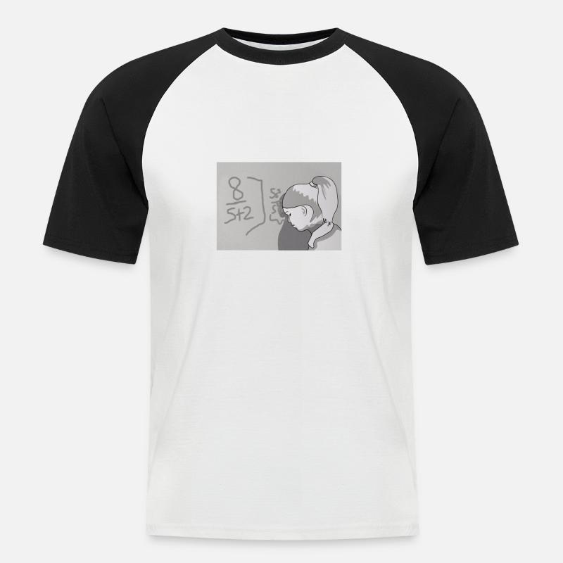 Scheiß drauf - Ich werd Stripperin! - Männer Baseball-T-Shirt - Weiß/Schwarz