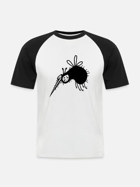 spassbremse - Men's Baseball T-Shirt - white/black