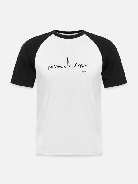 Toronto - Men's Baseball T-Shirt - white/black