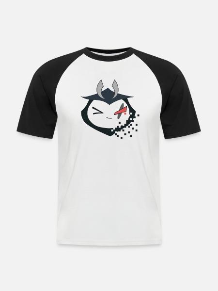 G2 Esports Sami - Männer Baseball-T-Shirt - Weiß/Schwarz