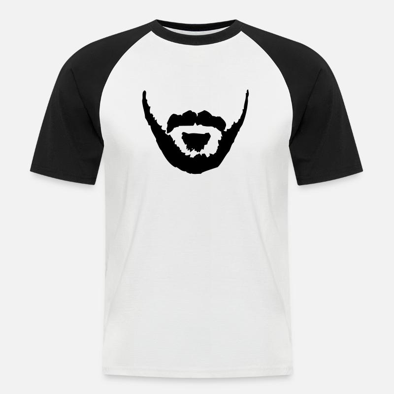 bart_01 - Men's Baseball T-Shirt - white/black