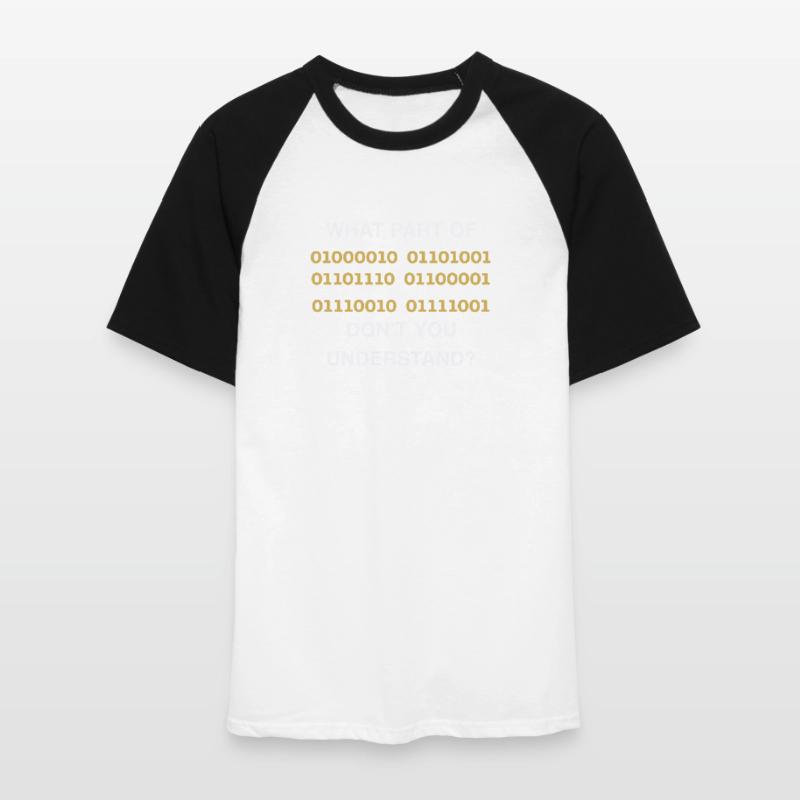 Software engineer code Men's Baseball T-Shirt