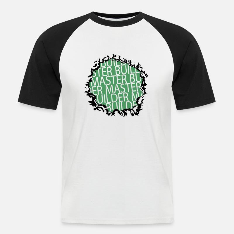 robotics robot engineering biomedical engineering - Männer Baseball-T-Shirt - Weiß/Schwarz