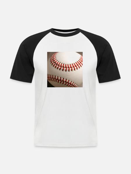 Baseball - Men's Baseball T-Shirt - white/black