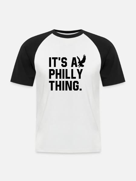 It's a Philly Thing - Men's Baseball T-Shirt - white/black