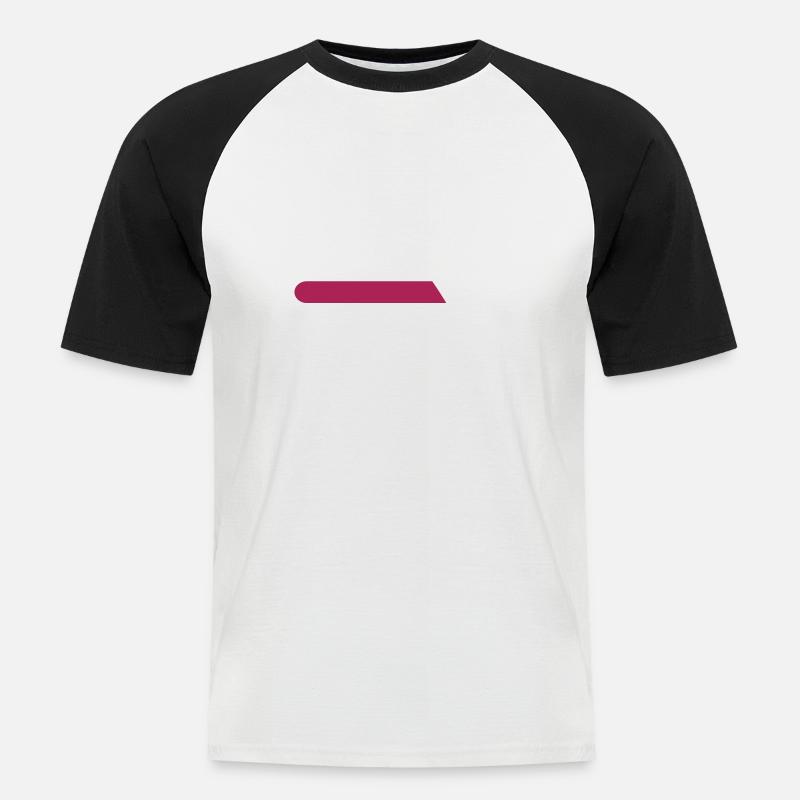 Braut loading - Männer Baseball-T-Shirt - Weiß/Schwarz