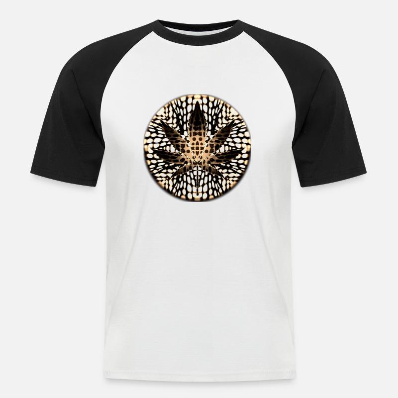 Cure - Männer Baseball-T-Shirt - Weiß/Schwarz