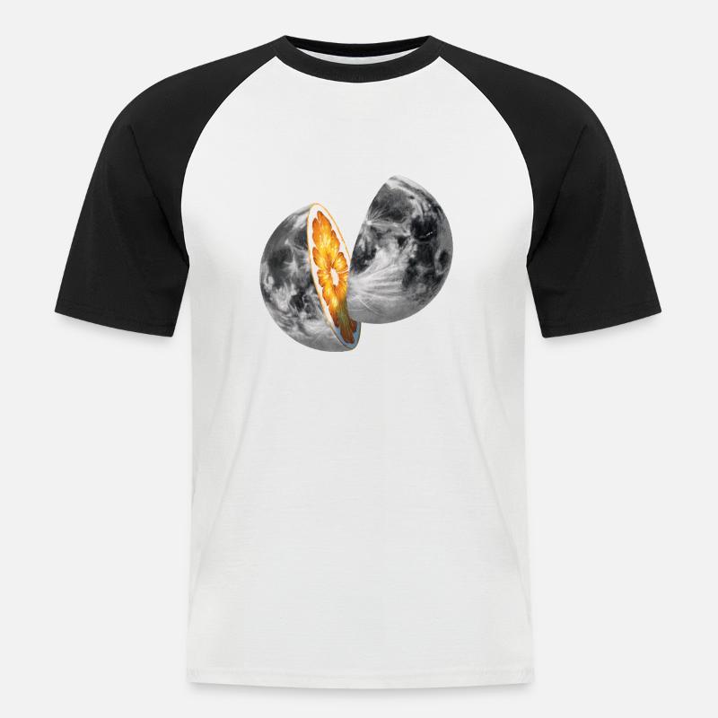 it's what's inside that counts - Männer Baseball-T-Shirt - Weiß/Schwarz