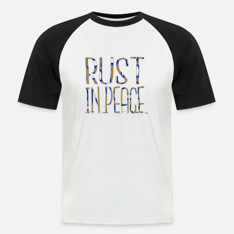 joke aerospace engineering robotics engineer - Männer Baseball-T-Shirt - Weiß/Schwarz