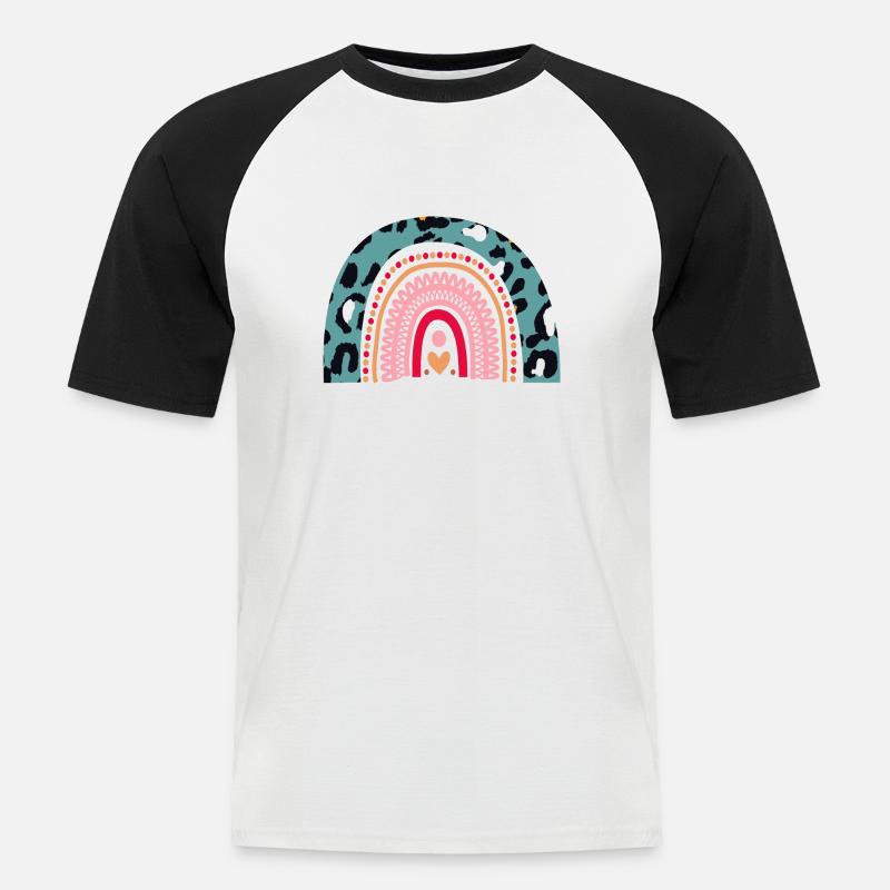 Boho Kindergarten Squad Geschenk - Männer Baseball-T-Shirt - Weiß/Schwarz