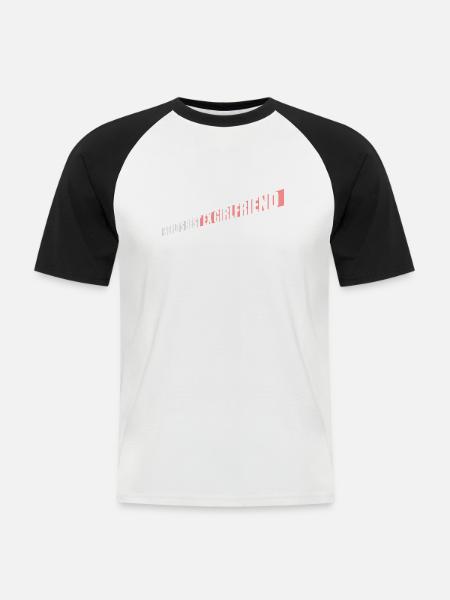 World's Best Ex Girlfriend - Men's Baseball T-Shirt - white/black