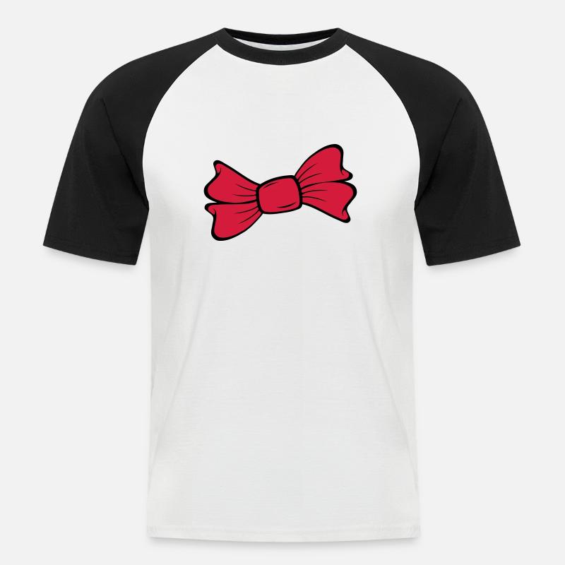 Loop - Men's Baseball T-Shirt - white/black