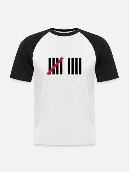 9th Birthday - Men's Baseball T-Shirt - white/black