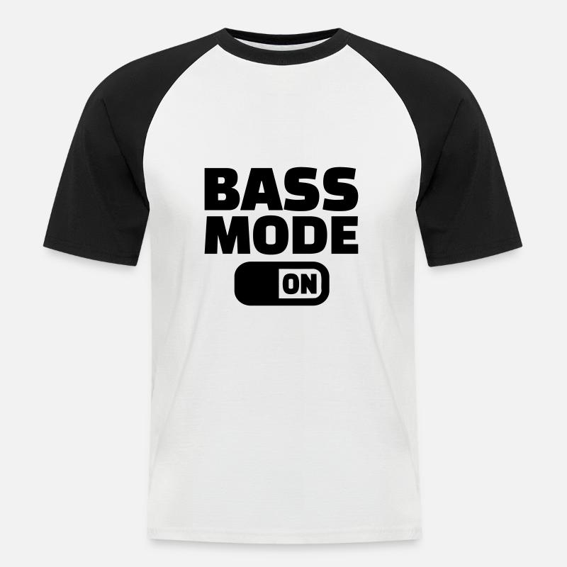 Chor - Männer Baseball-T-Shirt - Weiß/Schwarz