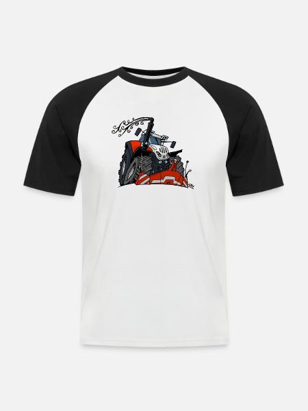 0559 steyr - Men's Baseball T-Shirt - white/black