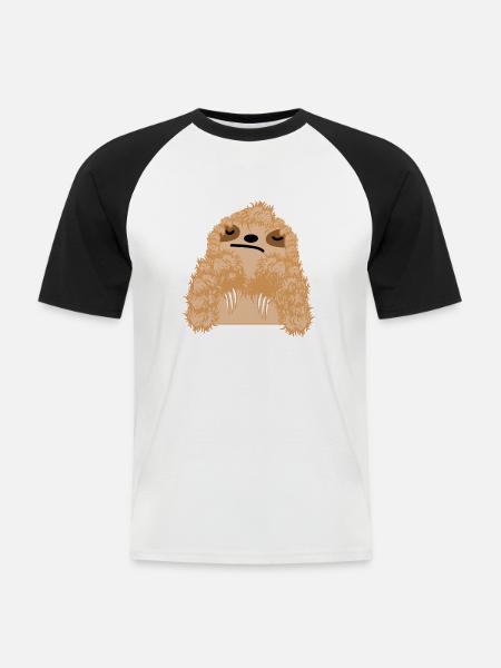 Nooo! - Men's Baseball T-Shirt - white/black