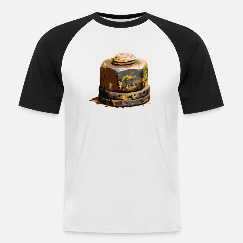 Schraube Mutter No 1 - Männer Baseball-T-Shirt - Weiß/Schwarz