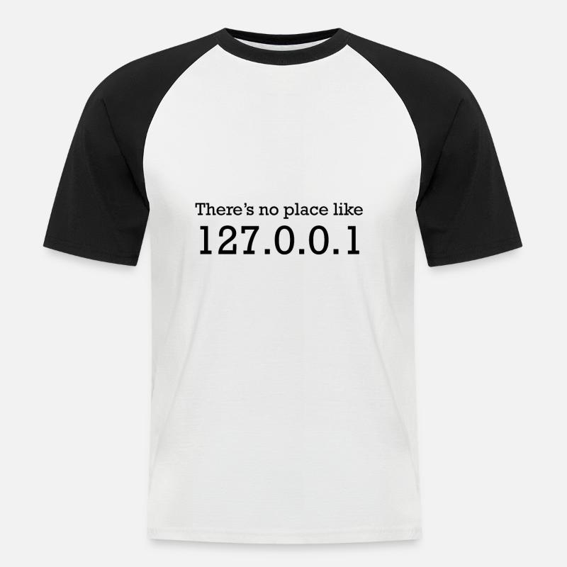 Programmer - won't fix your computer - Men's Baseball T-Shirt - white/black