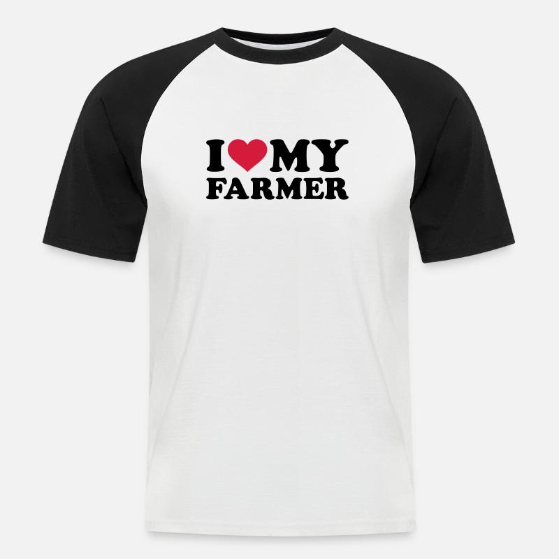 Bauer - Männer Baseball-T-Shirt - Weiß/Schwarz