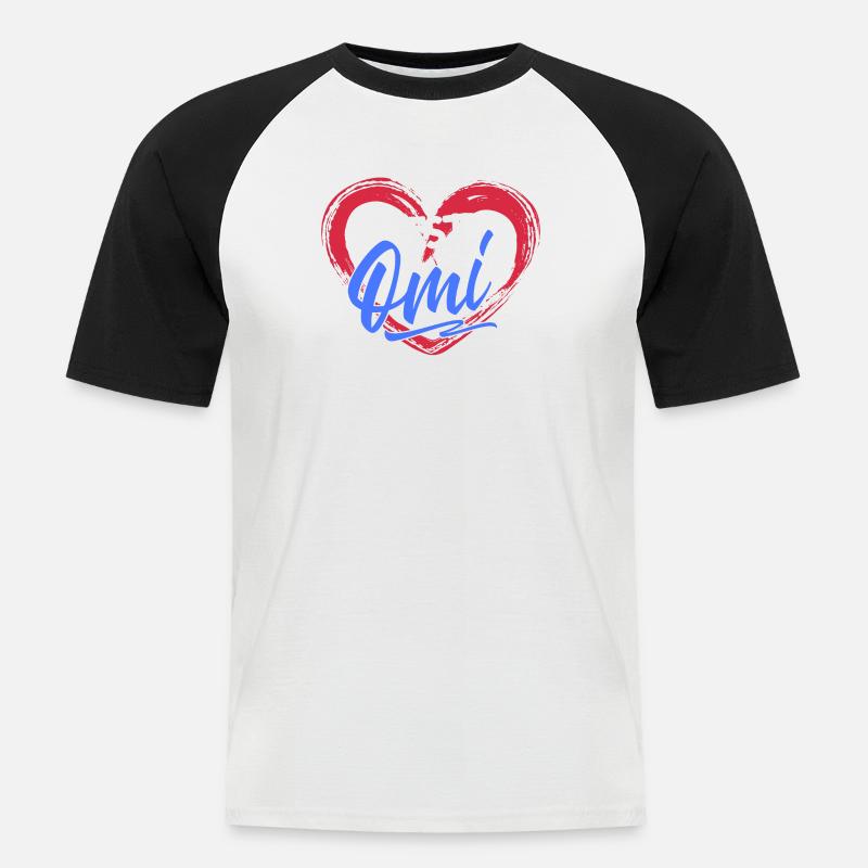 Großmama Glückwunsc Statement Beste Oma Großmutter - Männer Baseball-T-Shirt - Weiß/Schwarz