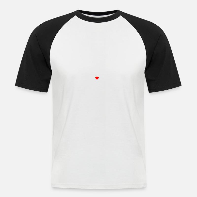 Zitat der Mutter auf der Erde - Männer Baseball-T-Shirt - Weiß/Schwarz