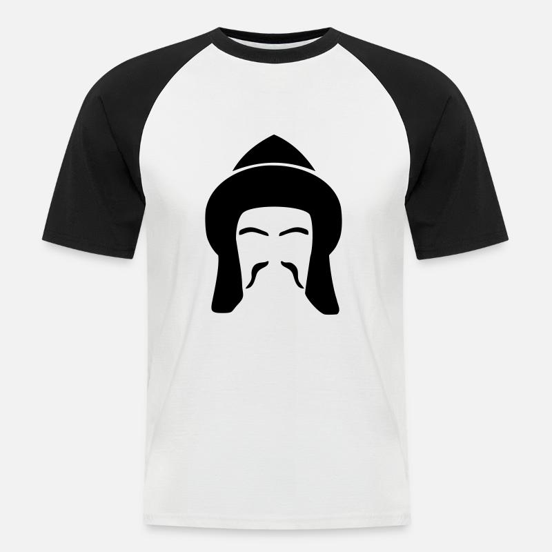 Türk - Men's Baseball T-Shirt - white/black