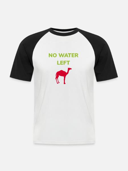 Tierfreund und Klimaaktivist - Männer Baseball-T-Shirt - Weiß/Schwarz