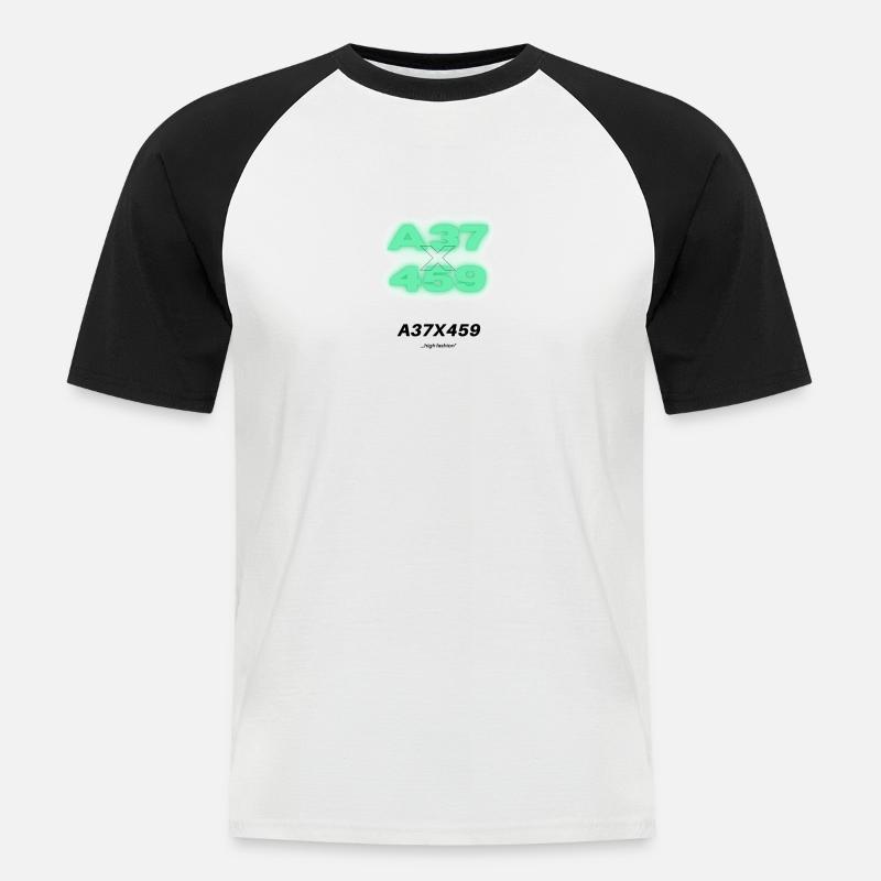 I will 4 - Männer Baseball-T-Shirt - Weiß/Schwarz