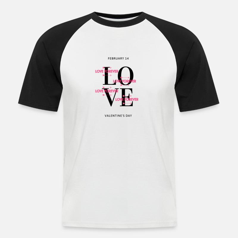 cold smooth tasty 3 - Männer Baseball-T-Shirt - Weiß/Schwarz