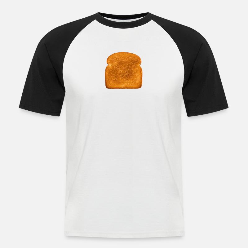 Ich bin mit der Avocado - Männer Baseball-T-Shirt - Weiß/Schwarz