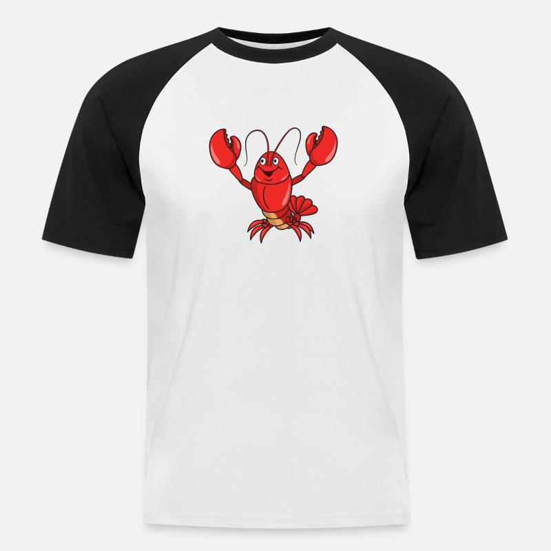 Hummer - Männer Baseball-T-Shirt - Weiß/Schwarz