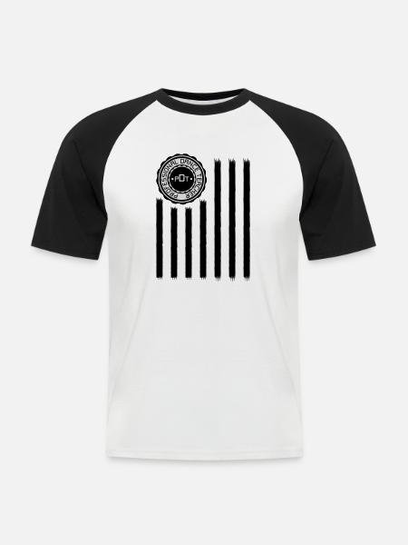 Professional Dance Teacher - Männer Baseball-T-Shirt - Weiß/Schwarz