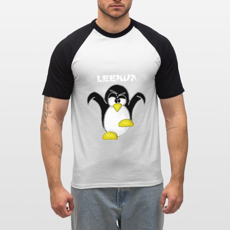 Linux Computer Nerd Geek Informatik Admin Geschenk Männer Baseball-T-Shirt