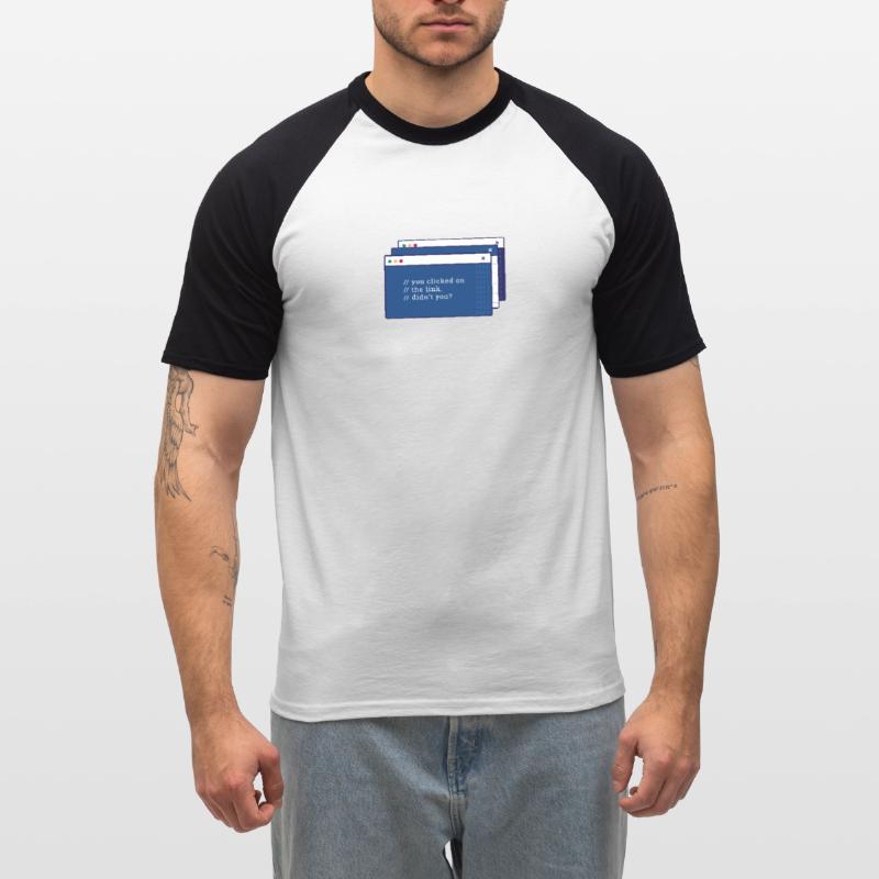 Hacker Programmer Developer Computer Science Men's Baseball T-Shirt