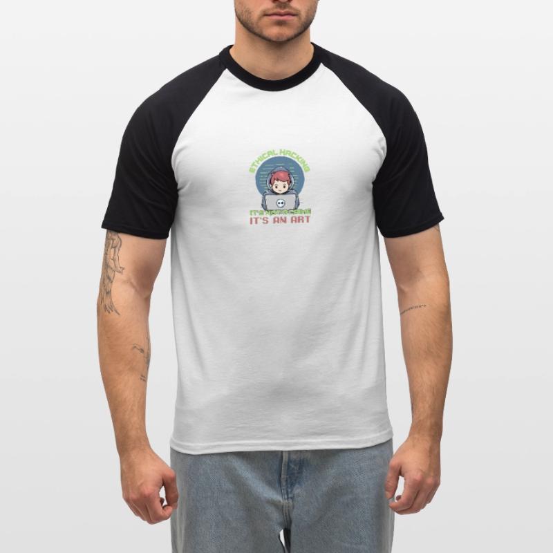 Hacker Programmer Developer Computer Science Men's Baseball T-Shirt