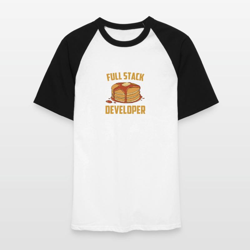 Full Stack Entwickler - Software Science Programmierer Männer Baseball-T-Shirt