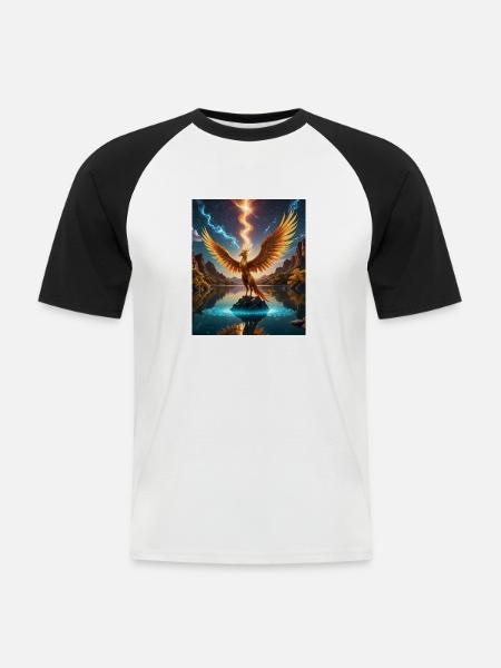 Chic - Männer Baseball-T-Shirt - Weiß/Schwarz