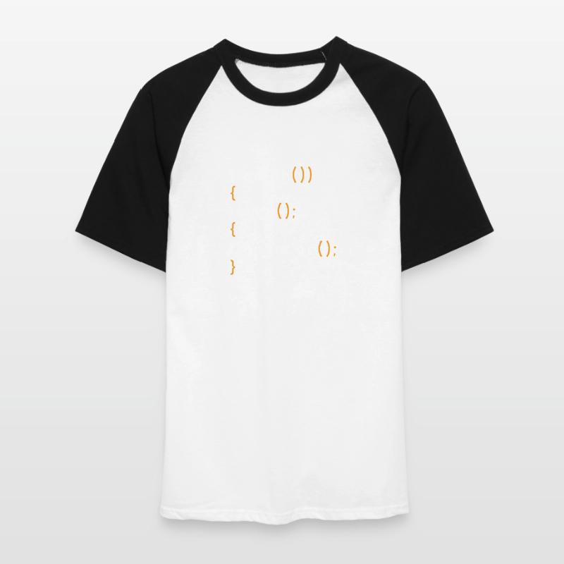 Funny Coding Is My Dopamine Coder Men's Baseball T-Shirt