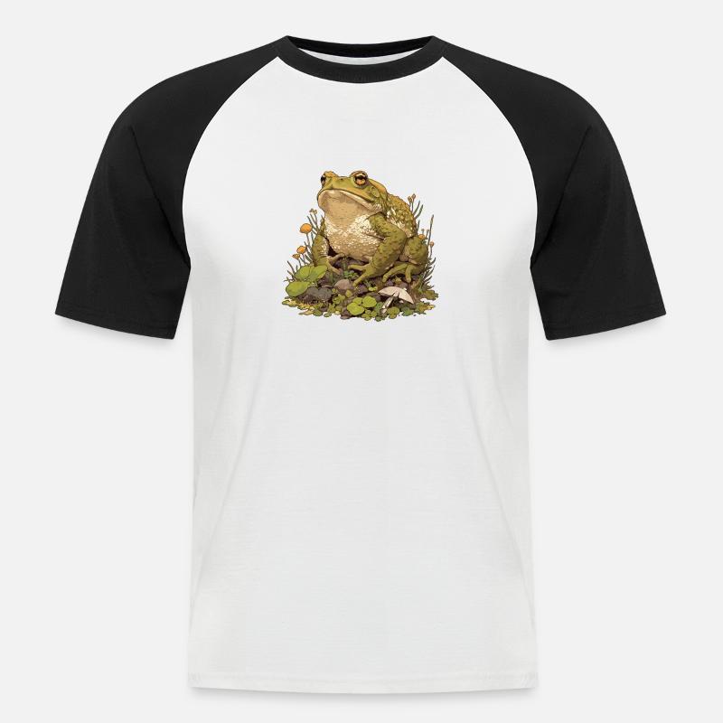 Toad Toads Toad - Men's Baseball T-Shirt - white/black