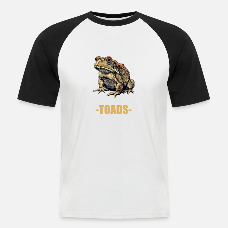 Toad Toads Toad - Men's Baseball T-Shirt - white/black