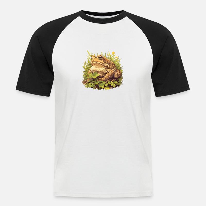 Toad Toads Toad - Men's Baseball T-Shirt - white/black