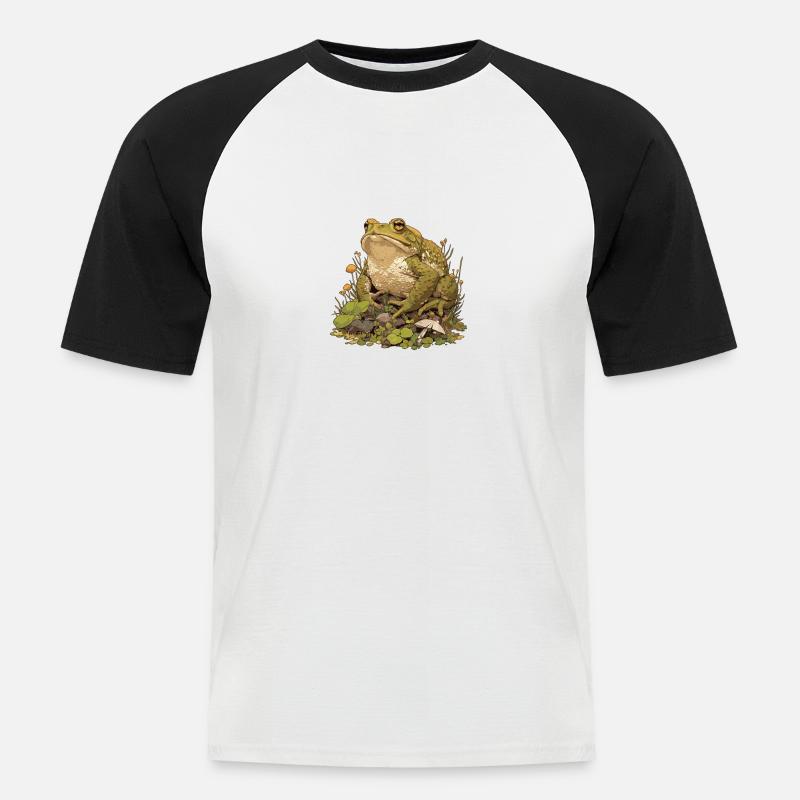 Toad Toads Toad - Men's Baseball T-Shirt - white/black