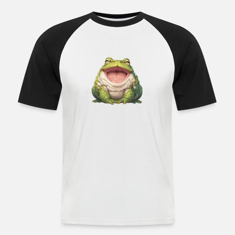 Toad Toads Toad - Men's Baseball T-Shirt - white/black