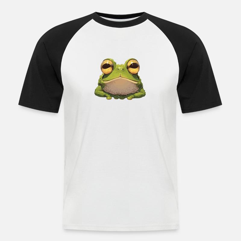 Toad Toads Toad - Men's Baseball T-Shirt - white/black