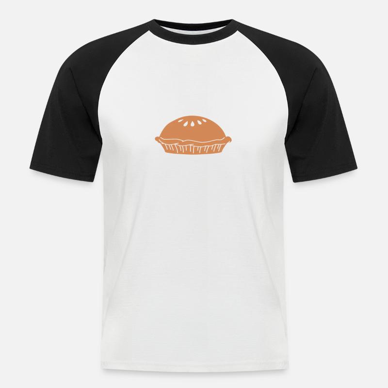 Baking Bakery Baker - Männer Baseball-T-Shirt - Weiß/Schwarz