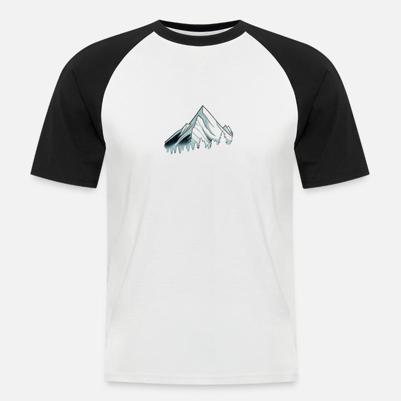 4DACD823 4834 44C2 891B 95B8F41794DB - Männer Baseball-T-Shirt - Weiß/Schwarz