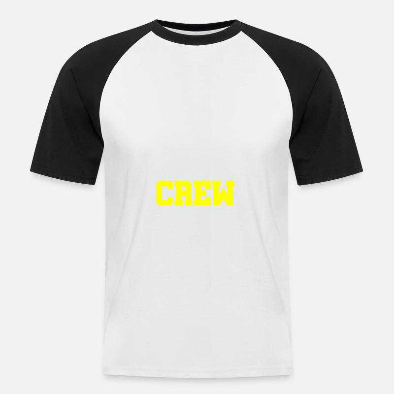 Grill Crew - Men's Baseball T-Shirt - white/black