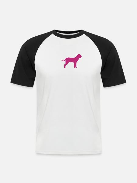 Cane Corso - Männer Baseball-T-Shirt - Weiß/Schwarz